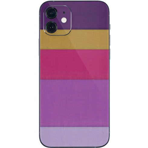 Radiant Orchid Color Block iPhone 12 Mini Skin