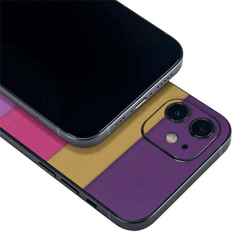 Radiant Orchid Color Block iPhone 12 Mini Skin