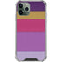 Radiant Orchid Color Block iPhone 12 Pro Clear Case