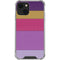 Radiant Orchid Color Block iPhone 14 Plus Clear Case