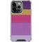 Radiant Orchid Color Block iPhone 15 Pro Clear Case