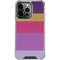 Radiant Orchid Color Block iPhone 14 Pro Clear Case