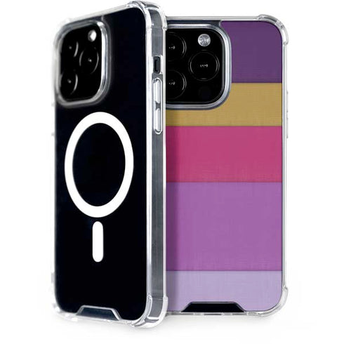 Radiant Orchid Color Block iPhone 15 Pro MagSafe Case