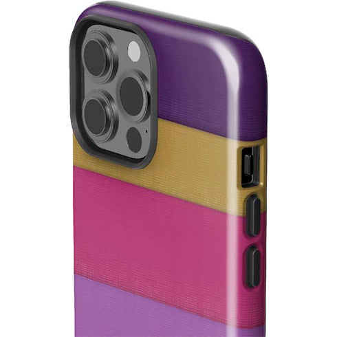 Radiant Orchid Color Block iPhone 15 Pro Max Impact Case