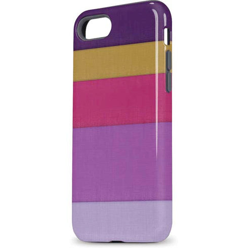 Radiant Orchid Color Block iPhone 7 Pro Case