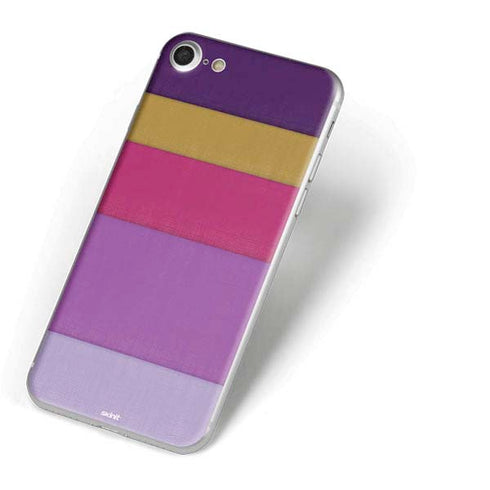 Radiant Orchid Color Block iPhone 8 Skin
