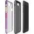 Radiant Orchid Color Block iPhone SE (2nd & 3rd Gen) Pro Case