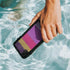 Radiant Orchid Color Block iPhone XR Waterproof Case