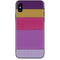 Radiant Orchid Color Block iPhone XS Skin