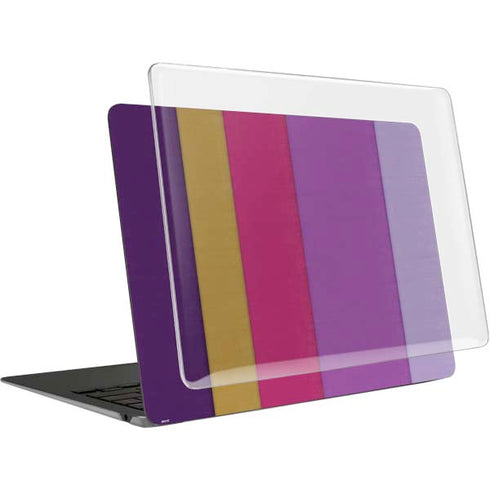 Radiant Orchid Color Block MacBook Air 13in (2020) Case plus Skin