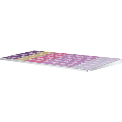 Radiant Orchid Color Block Magic Keyboard Skin