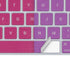 Radiant Orchid Color Block Magic Keyboard Skin