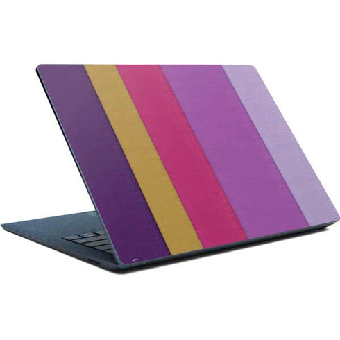 Radiant Orchid Color Block Surface Laptop Skin