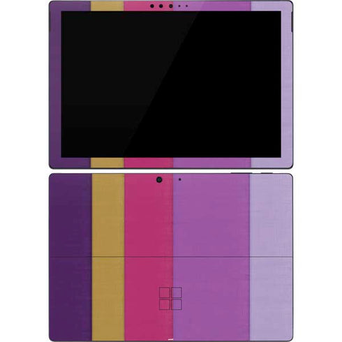 Radiant Orchid Color Block Surface Pro 7 Skin