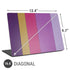 Radiant Orchid Color Block Universal Laptop 16.6in (13.4 x 9.7in) Skin