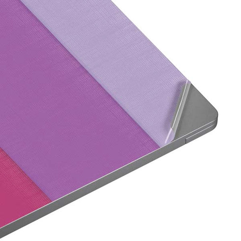 Radiant Orchid Color Block Universal Laptop 16in (13 x 9.4in) Skin