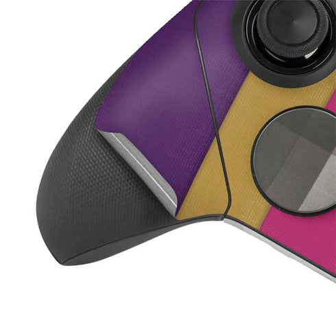 Radiant Orchid Color Block Xbox Elite Wireless Controller Series 2 Skin