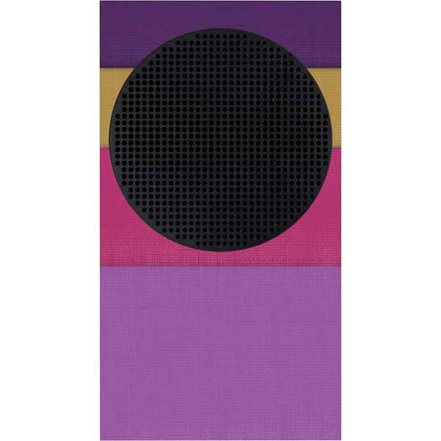 Radiant Orchid Color Block Xbox Series S Console Skin
