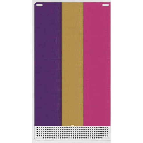 Radiant Orchid Color Block Xbox Series S Console Skin