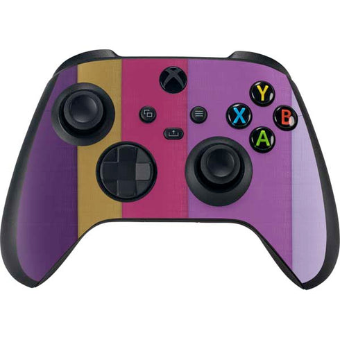 Radiant Orchid Color Block Xbox Series X Controller Skin