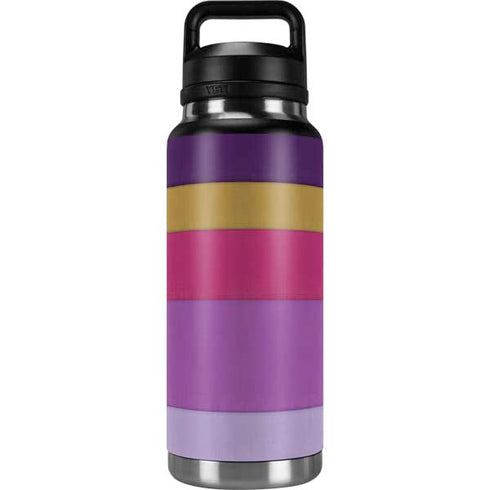 Radiant Orchid Color Block YETI Rambler 36oz Bottle Skin