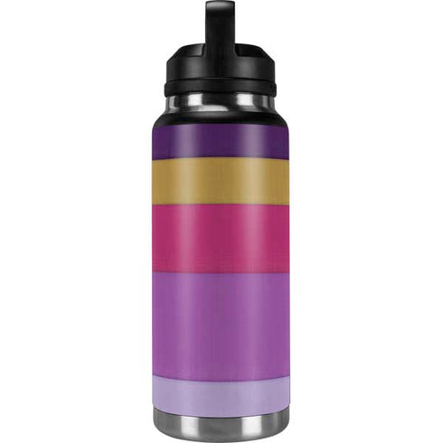 Radiant Orchid Color Block YETI Rambler 36oz Bottle Skin