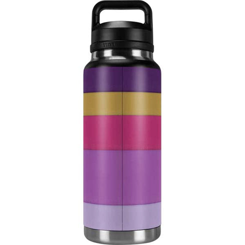 Radiant Orchid Color Block YETI Rambler 36oz Bottle Skin