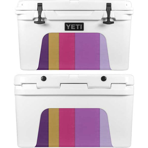 Radiant Orchid Color Block YETI Tundra 45 Hard Cooler Skin