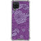 Radiant Orchid Floral Galaxy A12 Clear Case