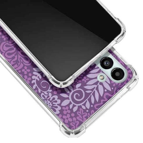 Radiant Orchid Floral Galaxy A13 5G Clear Case
