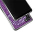 Radiant Orchid Floral Galaxy A21 Clear Case