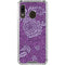 Radiant Orchid Floral Galaxy A30 Clear Case