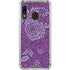 Radiant Orchid Floral Galaxy A30 Clear Case