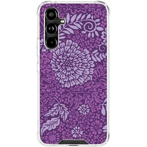 Radiant Orchid Floral Galaxy A54 5G Clear Case