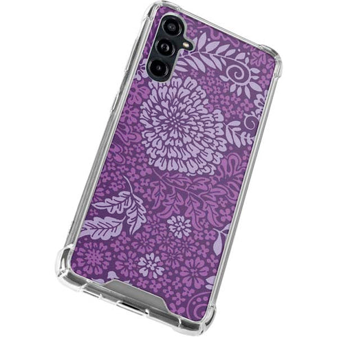 Radiant Orchid Floral Galaxy A54 5G Clear Case