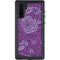 Radiant Orchid Floral Galaxy Note 10 Waterproof Case