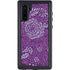 Radiant Orchid Floral Galaxy Note 10 Waterproof Case