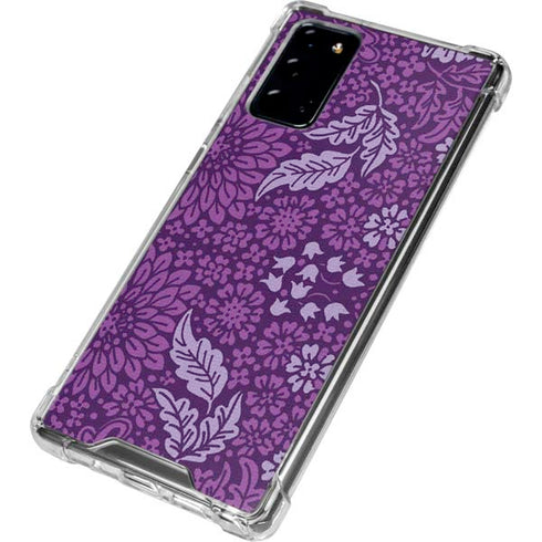 Radiant Orchid Floral Galaxy Note20 5G Clear Case