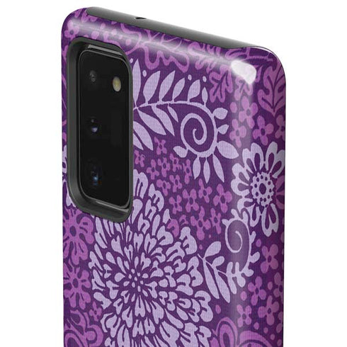 Radiant Orchid Floral Galaxy Note20 5G Pro Case