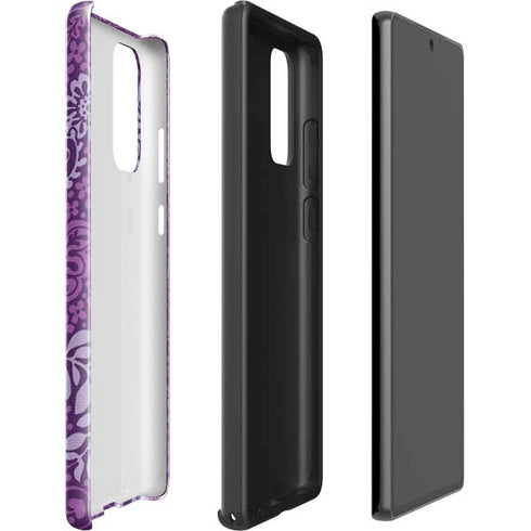 Radiant Orchid Floral Galaxy Note20 5G Pro Case