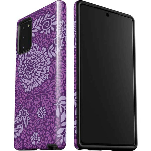 Radiant Orchid Floral Galaxy Note20 5G Pro Case