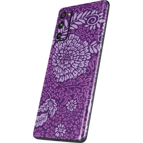 Radiant Orchid Floral Galaxy S20 Fan Edition Skin