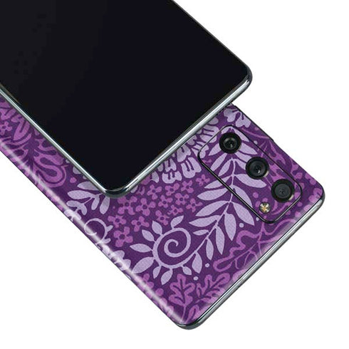 Radiant Orchid Floral Galaxy S20 Fan Edition Skin
