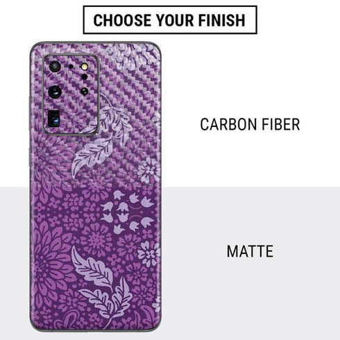 Radiant Orchid Floral Galaxy S20 Ultra 5G Skin