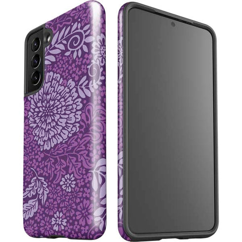 Radiant Orchid Floral Galaxy S21 5G Pro Case