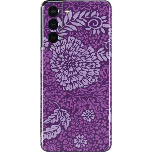 Radiant Orchid Floral Galaxy S21 5G Skin