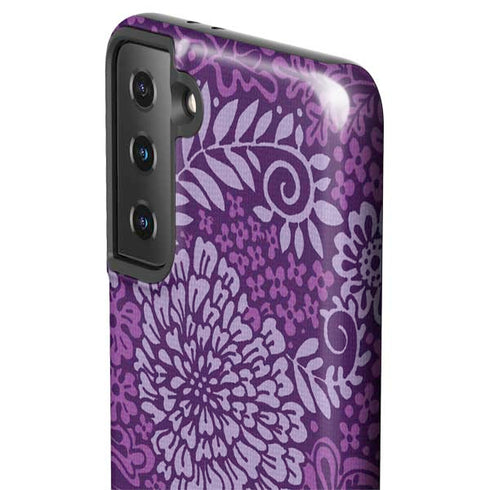 Radiant Orchid Floral Galaxy S21 FE Pro Case
