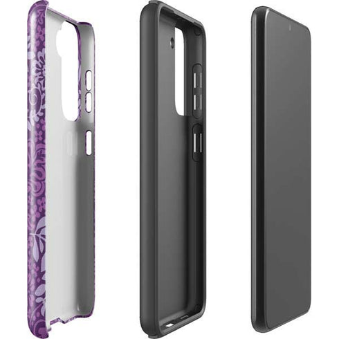 Radiant Orchid Floral Galaxy S21 FE Pro Case