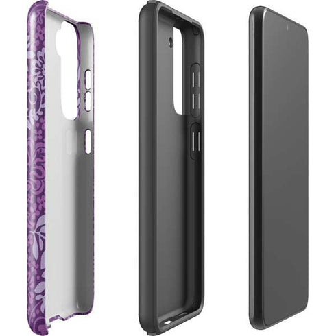 Radiant Orchid Floral Galaxy S21 Plus 5G Pro Case