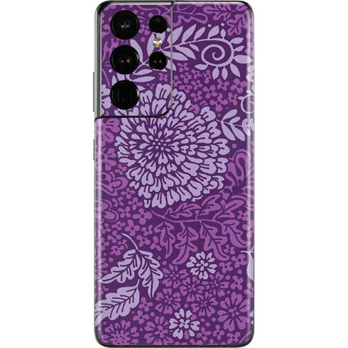 Radiant Orchid Floral Galaxy S21 Ultra 5G Skin